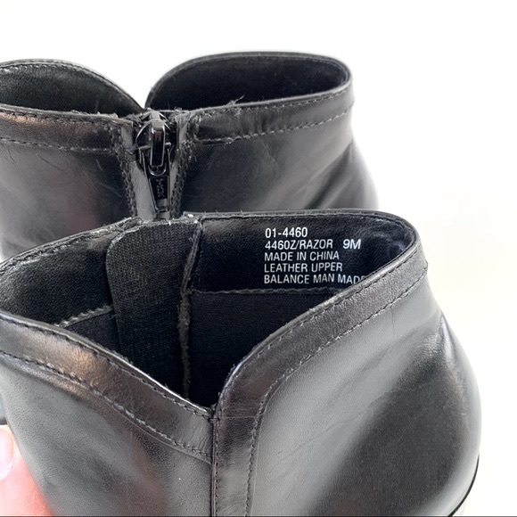 White Mountain Black Leather Boots - Picture 7 of 13